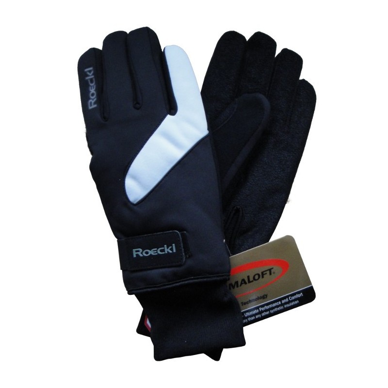 Extra warm Handschuhe Roeckl LL Tromso schwarz-weiss Extra warm Handschuhe Roeckl LL Tromso schwarz-weiss